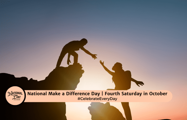 National Make A Difference Day: Uniting to Make a Difference in Our Communities